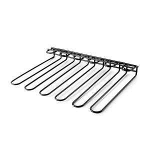 Suport pahare Lacor Due Black capacitate 20 pahare montaj perete sau tavan 45x32 cm negru