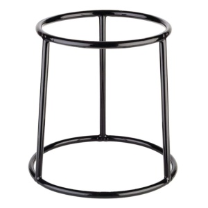 Suport pentru bufet APS 33271 MULTI ROUND, metal negru, 15.518 cm, inaltime 18 cm