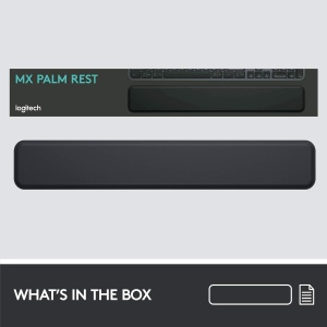 Suport pentru incheietura Logitech MX Palm Rest, din piele ecologica, cu memorie, pentru confort sporit - Img 6
