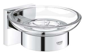 Suport pentru sapun GROHE Start Cube, crom, montare fara drilling