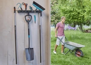 Suport pentru unelte de gradina Gardena combisystem 50 cm, extensibil, din material reciclat - Img 6