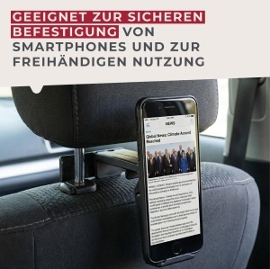Suport Smartphone Fackelmann Compact, pentru 4,7-6,9 inch, din plastic robust - Img 3