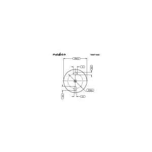Suport Tableta NEDIS - Montare pe Perete - 7-12 inch - Rotire 360 - Img 8
