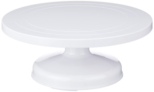 Suport torturi Ibili 789301, rotativ, din plastic, alb, 31 cm
