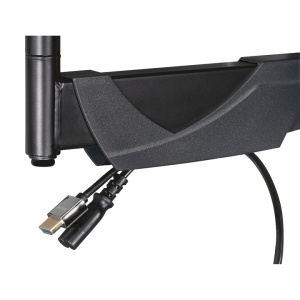 Suport TV de perete Hama Full Motion 118667, 2 Brate, Reglabil, 23"-56", 35 kg, Negru - Img 2
