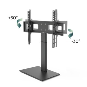 Suport TV Hama, schwenkbar si inaltabil, 32-75 inch, negru, capacitate 40 kg - Img 5