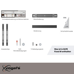 Suport TV Vogels Elite TVM 5405 pentru televizoare 32-77 inch, 75 kg, VESA 400x400 - Img 7
