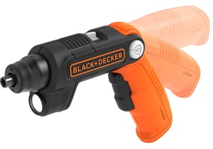 Surubelnita cu acumulator BlackDecker Pivot BDCSFL20C 36 V 15 Ah Li-Ion maner in 3 pozitii pentru spatiu limitat lanterna integrata inclusiv 2 lame de - Img 2