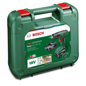 Surubelnita cu acumulator Bosch EasyDrill 18V-40 (insurubare sau gaurire in lemn, metal si plastic; sistem de 18 volti; 1x baterie de 2,0 Ah; in carcasa) - Img 8