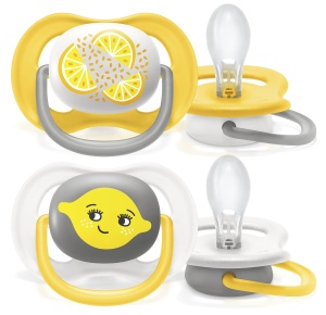 Suzeta Philips AVENT SCF08018 - 2 bucati, BPA-free, culori ZitroneOrange - Img 2