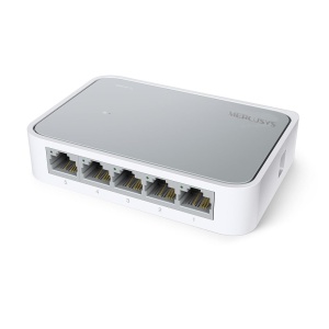 Switch Ethernet TP-Link TL-SF1005D, 5 Porturi, 10100 Mbps, Plug Play