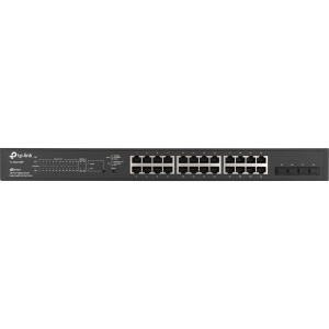 Switch gestionat TP-Link TL-SG2428P, 28 porturi, PoE, 250W, negru - Img 2