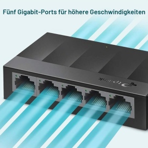 Switch TP-Link LS1005G, 5 porturi, 101001000 Mbps, Negru - Img 4