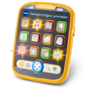 Tableta de invatare VTech pentru bebelusi 9-36 luni, bilingva, 12 moduri de joc