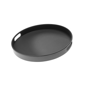 Tableta Servire APS Bistro, Melamin, Rutschfest, 35.5 cm, Negru - Img 3