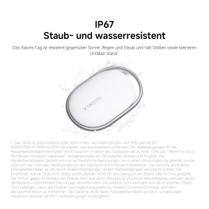 Tag Inteligent Xiaomi, Compatibil Apple Find My si Google Android Find Hub, IP67, 4 bucati - Img 5