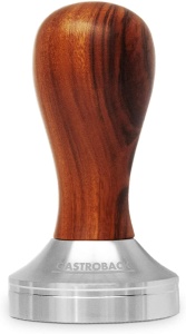 Tamper espresso Gastroback 90614 O 51 mm otel inoxidabil maner din lemn argintiu