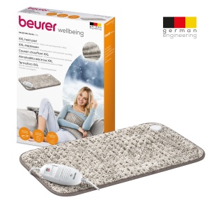 Tampon de incalzire Beurer HK 123 XXL Nordic, tampon termic dragalas cu 3 niveluri de temperatura si oprire automata, spalabil la masina, fabricat in Europa, format XXL 60 x 30 cm, aspect blana - Img 6