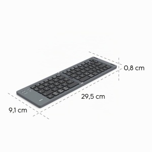 Tastatura Bluetooth Hama Travel 450, Faltabila, Ultraslim, Neagra - Img 7