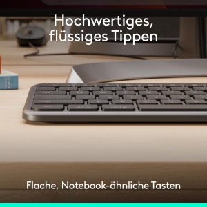 Tastatura cablata Logitech Signature Slim K620 pentru birou, USB-C, design ergonomic - Img 3