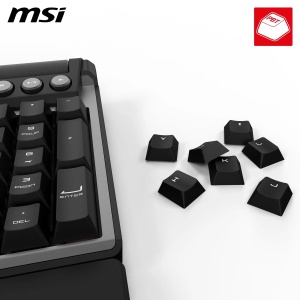 Tastatura Gaming MSI Strike PRO Wireless FR - Silentioasa, RGB, 4200 mAh - Img 6