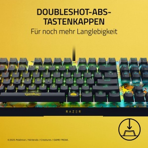Tastatura Gaming Razer BlackWidow V4 X Pokemon Edition RGB Switch-uri Mecanice Green - Img 6