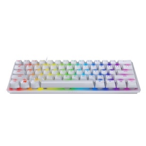 Tastatura Gaming Razer Huntsman Mini 60 Red Switch Optica USB-C Mercury White - Img 7