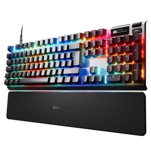 Tastatura gaming SteelSeries Apex Pro Gen 3, switch-uri Hall Effect, actiune ajustabila, presetari joc