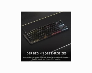Tastatura mecanica pentru gaming Corsair K70 Core TKL RGB, Negru, Switch MLX Red v2 - Img 2