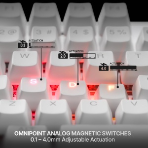 Tastatura mecanica SteelSeries Apex Pro TKL Gen 3, Alba, OmniPoint 3.0, RGB - Img 6