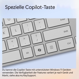 Tastatura Microsoft Surface (2. editie) - Bluetooth, design minimalist, compatibila cu Surface Pro si Laptop - Img 3
