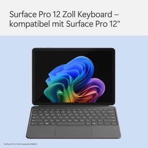 Tastatura Microsoft Surface Pro 12 - QWERTZ, cu iluminare, culoare Anthrazit - Img 7
