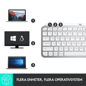 Tastatura Wireless Logitech MX Keys Mini, Culoare Gri Deschis, QWERTY - Img 7