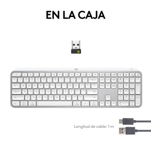 Tastatura wireless Logitech MX Keys S - QWERTY ESP, design ergonomic, actiuni inteligente - Img 3