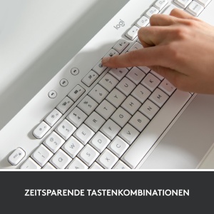 Tastatura wireless Logitech Signature K650 cu suport pentru palme, ergonomica, compatibila multi-platforma - Img 3