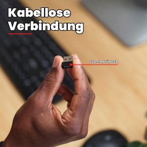 Tastatura wireless Trust ODY II QWERTY, design subtire, rezistenta la stropi - Img 4