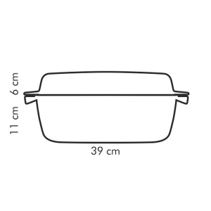 Tava cu capac Tescoma PREMIUM 39 x 22 cm, antiaderenta, cu capac din sticla - Img 8