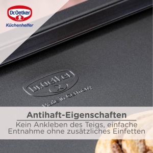 Tava de copt Dr. Oetker Classic extensibila 37-52 cm, antiaderenta, otel, made in Germany - Img 4