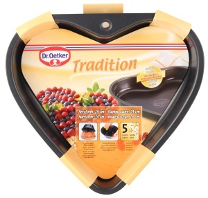 Tava de copt in forma de inima Dr. Oetker, 25 cm, antiaderenta, din otel - Img 3