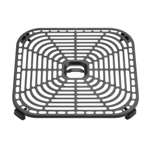 Tava de copt originala pentru friteuza cu aer Cososi TurboBlaze 6L, accesorii Cosori pentru friteuza cu aer CAF-DC601-KEU, antiaderenta, poate fi spalata in masina de spalat vase, CRP-DC601RC-KEU, negru - Img 1