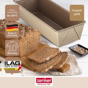 Tava de copt paine Zenker 7356, otel cu strat antiaderent, 30.5x11.5 cm - Img 2