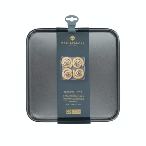 Tava de copt patrata MasterClass cu acoperire antiaderenta fara PTFE, PFOA si BPA, otel carbon robust de 1 mm grosime - Img 2