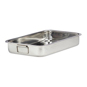 Tava de copt Relaxdays XL din otel inoxidabil, spatiul de gatit 43 x 31 cm - Img 8