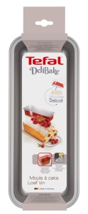 Tava de copt Tefal Delibake, 30 cm, otel, rosu - Img 3