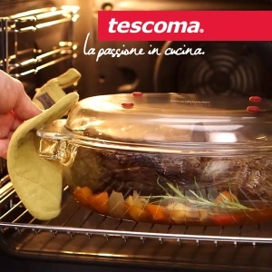 Tava de copt Tescoma GrandCHEF 40 x 26 cm, din sticla borosilicata - Img 8