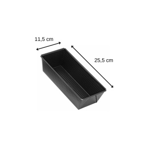 Tava de copt Zenker Kastenform, 25 cm, antiaderenta, neagra - Img 3
