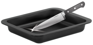 Tava de copt Zenker SPECIAL COOKING, 33 x 5 x 25 cm, Emaille, Negru - Img 7