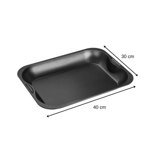 Tava de copt Zenker SPECIAL COOKING, 40 x 30 cm, neagra, cu antiaderenta - Img 3