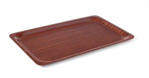 Tava de servire HENDI AmberBox, 330x430mm, rutschfester, lemn