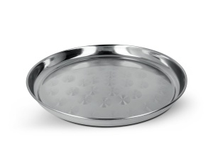 Tava de servire Metaltex - 32cm, din otel inoxidabil, bruchsicher, argintie - Img 4